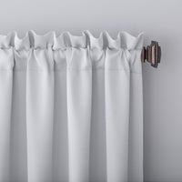 Sun Zero Easton Energy Saving Blackout Rod Pocket Curtain Panel, 40