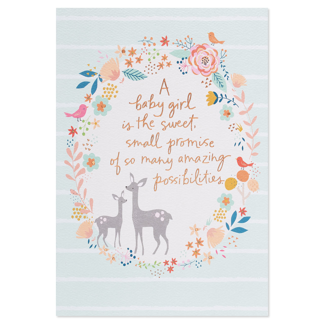 American Greetings Baby Girl Card (Lifetime of Love) Lifetime of Love