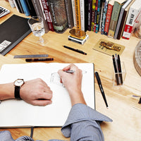 Rotring 600 Mechanical Pencil, HB 0.5 mm, Blue All-Metal Body, Hexagonal Barrel