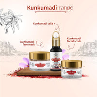 Ayouthveda Kunkumadi Face Mask 50g & Kunkumadi Taila Facial Oil 30ml Combo Pack Nourishes & Brightening Dull Skin Glowing Skin, Skin Whitening/Brightening Face Mask for Women & Men Beauty Facial Oil