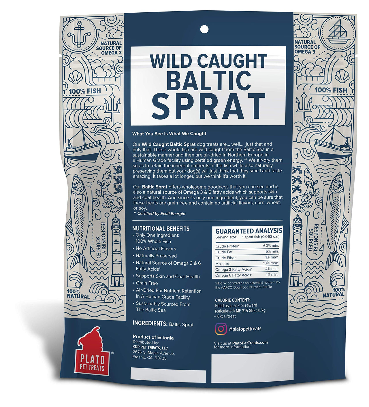 Plato Baltic Sprat 3oz