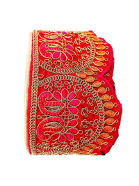 CARTZEYE Embroidery Heavy Work Trim Lace Border for Saree, Kurti, Dresses, Bandhani, Lehenga, Decorative Ribbon