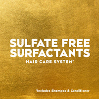 OGX Renewing + Argan Oil of Morocco Hydrating Hair Shampoo, Cold-Pressed Argan Oil to Help Moisturize, Soften & Strengthen Hair, Paraben-Free with Sulfate-Free Surfactants, 385 g (Pack of 2)