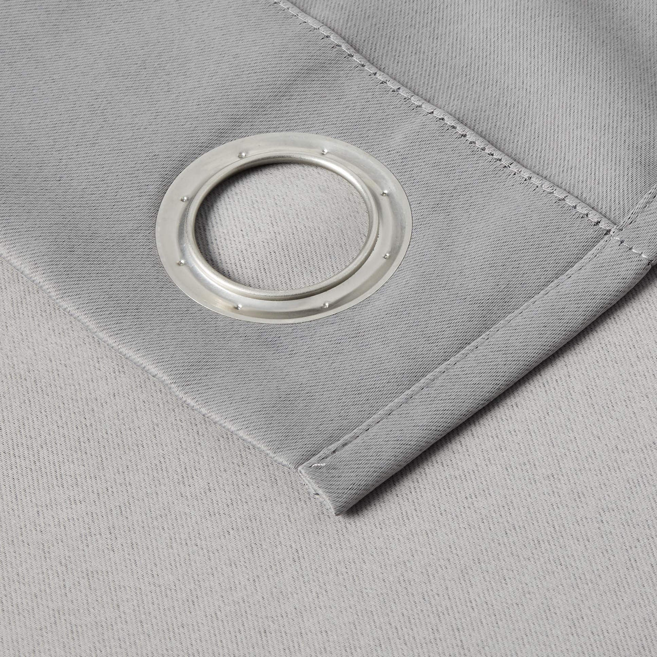 Sun Zero Easton Energy Saving Blackout Grommet Curtain Panel, 40" x 120", Gray Grey 40" x 120"