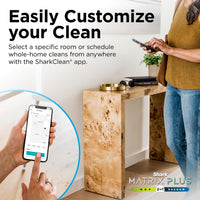 Shark Matrix Plus 2in1 Robot Vacuum & Mop with Sonic Mopping, Matrix Clean, Home Mapping, HEPA Bagless Self Empty Base, CleanEdge, for Pet Hair, WiFi, Black/Mocha, AV2630WA Wet and Dry Self-Empty + Mocha