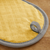 KitchenAid Asteroid Pot Holder 2-Pack Set, Buttercup Yellow, 6.5