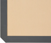 Basics Rectangular Silicone, Non-Stick, Food Safe Baking Mat, Pack of 3, Beige/Gray, 16.5
