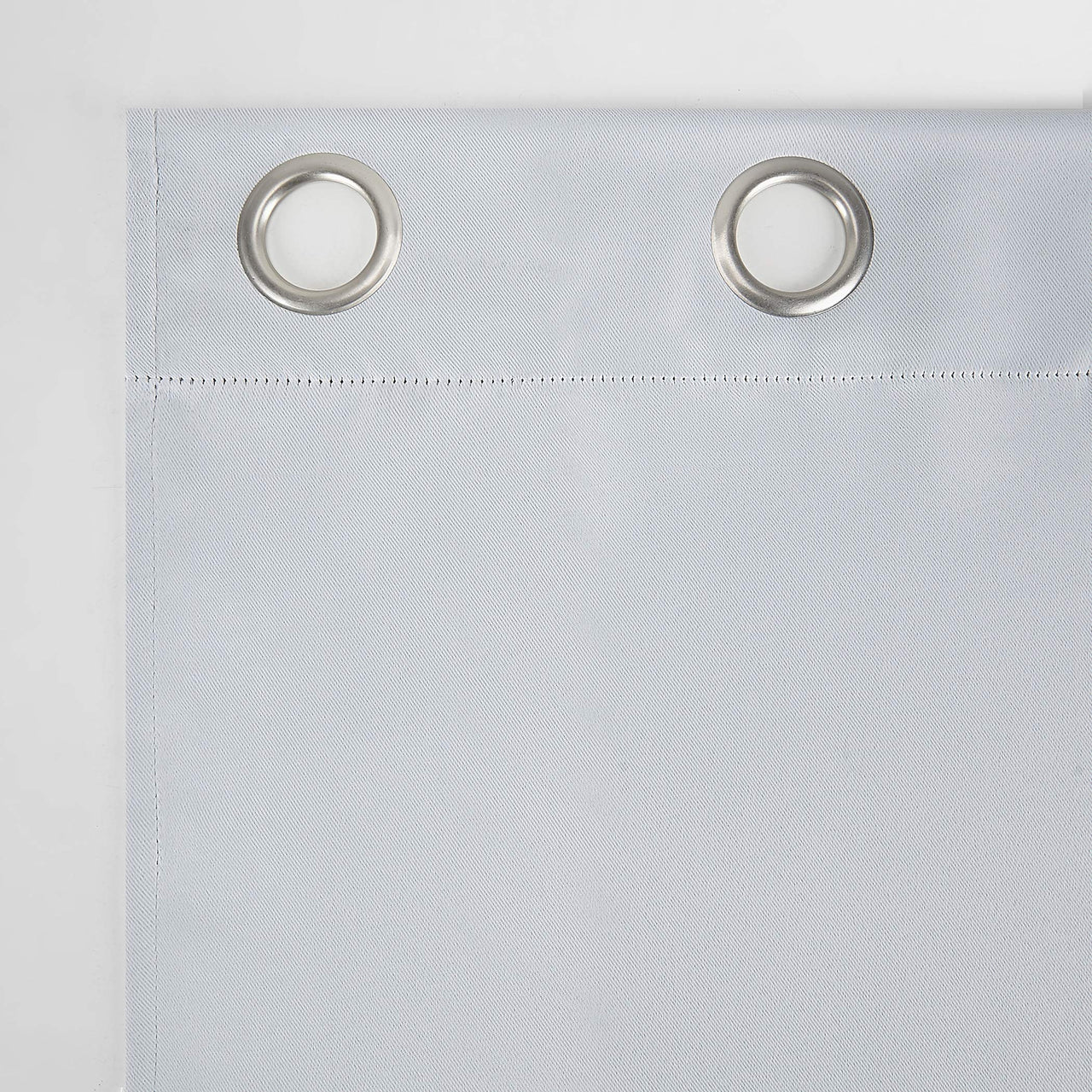 Sun Zero Easton Energy Saving Blackout Grommet Curtain Panel, 40" x 63", Dove White Oyster White 40" x 63"