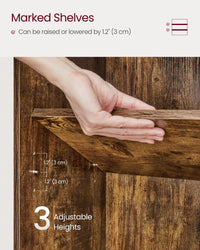 VASAGLE Bookshelf, 23.6 Inches Wide, 4-Tier Open Bookcase with Adjustable Storage Shelves, Floor Standing Unit, Cloud White ULBC164T14 1 Pack 4 Tiers (23.6