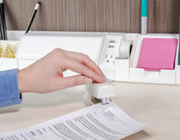 Bostitch Office 20 Sheet Stapler (Include 210 Staples), Small Stapler Size, Fits into The Palm of Your Hand, White (KT-B150-WHITE)