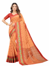 Silk Zone Women's  Cotton Woven Saree