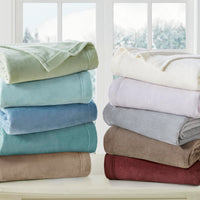 Sleep Philosophy True North Fleece Sheet Set Full, Solid Color, Warm & Plush Sheets Soft Fleece Bedding Full Size Sheets, Fitted Pocket Fits Up to 16
