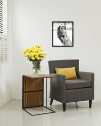 MCS Trendsetter 20x28 Poster Frame Black High-Gloss, Vertical & Horizontal Wall Hanging Large Picture Frame for Photos, Posters & Art Prints (1-Pack) 20 x 28 in Single