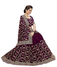 PANASH TRENDS Women's  Banarasi Barfi Silk Saree With Blouse Piece