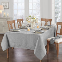 Elrene Home Fashions Caiden Elegance Damask Fabric Tablecloth, 60