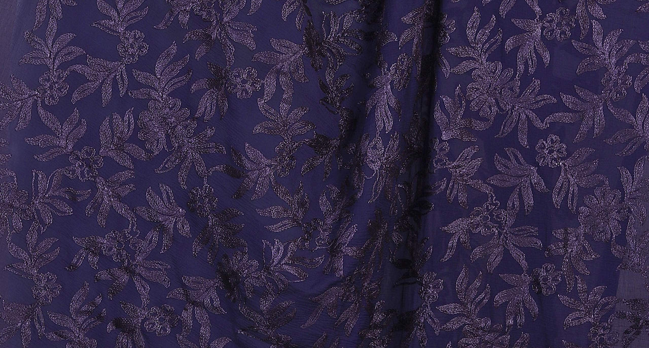 Akshar Llc Miss India Women's  Chiffon Dupatta With Goodembroidery Work