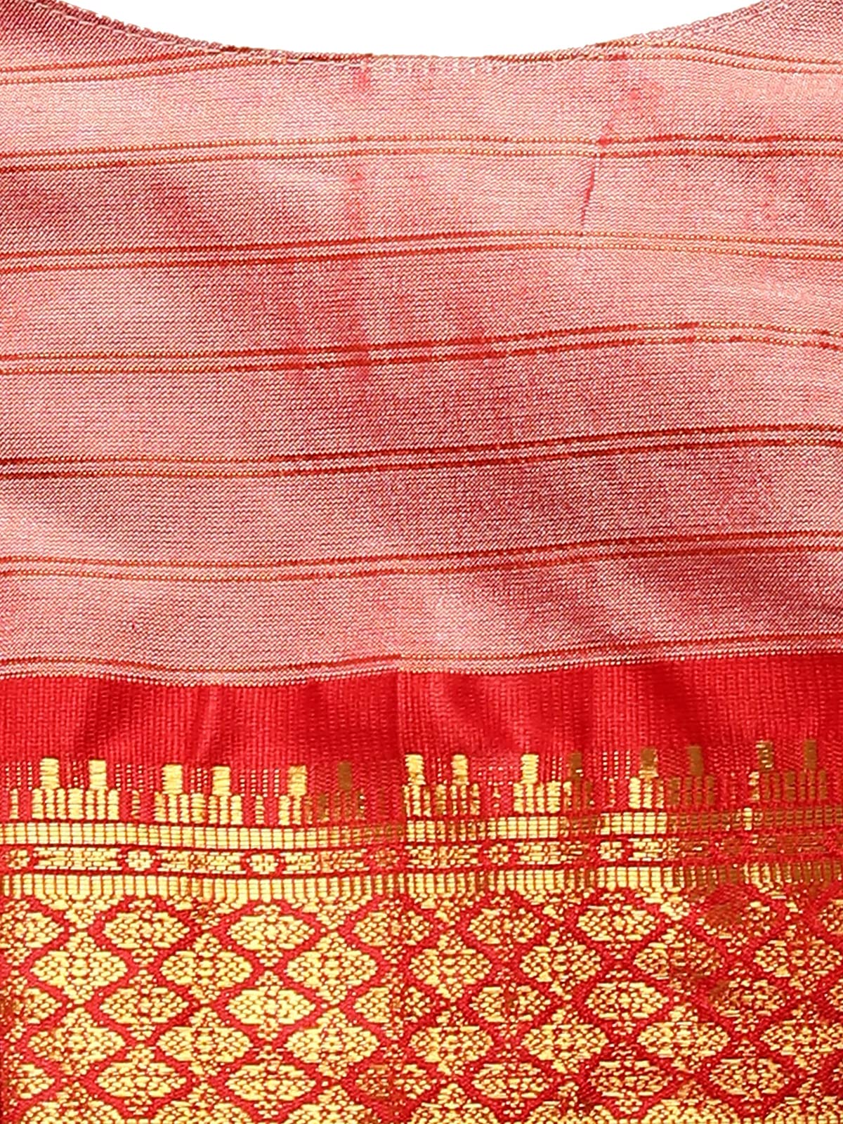 Satrani Women's Poly Silk Woven Saree With Unstitched Blouse Piece