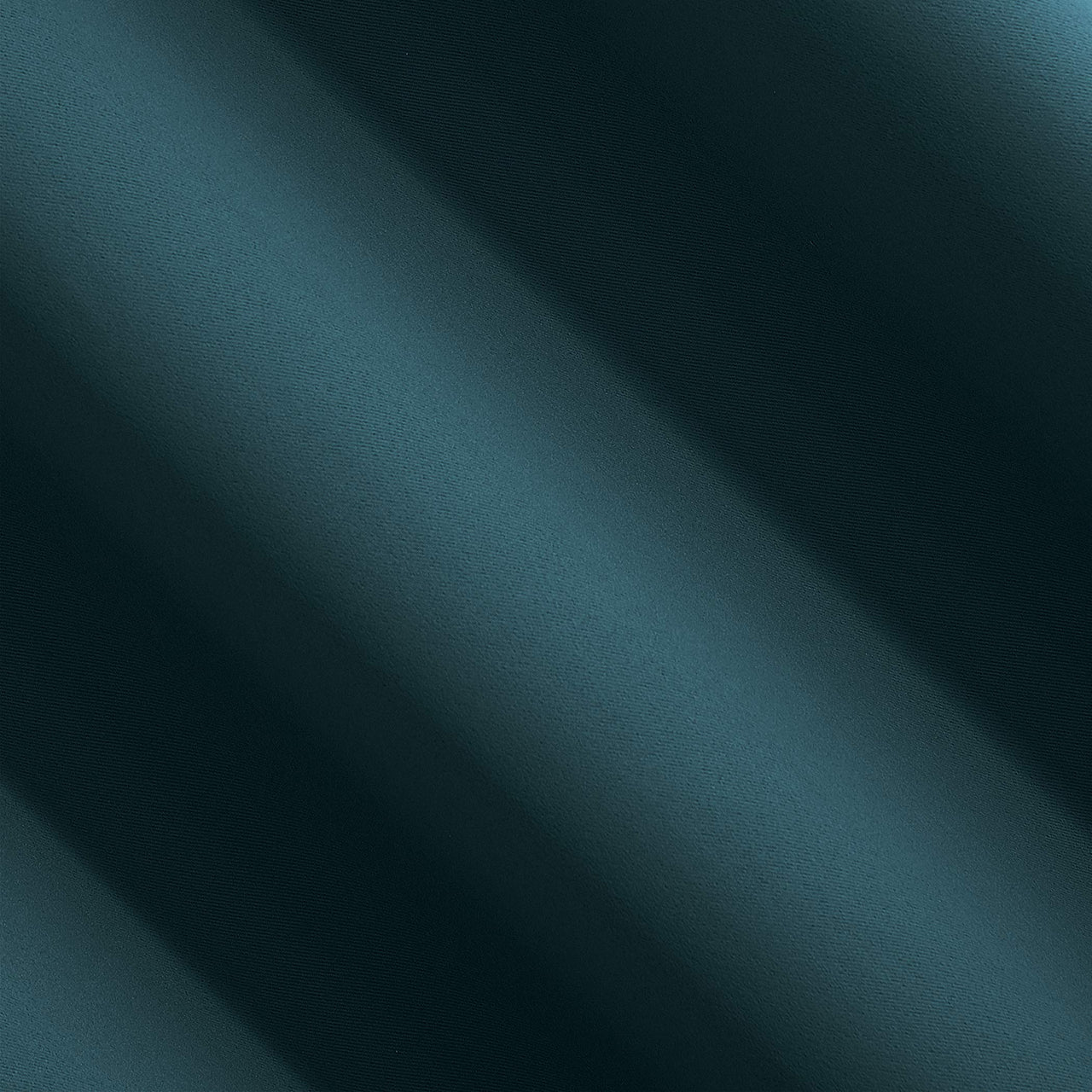 Sun Zero Easton Energy Saving Blackout Rod Pocket Curtain Panel, 40" x 84", Teal