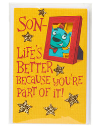 American Greetings Funny Birthday Card for Son (Life's  Better) Life's  Better