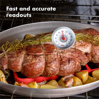 OXO Good Grips Chef's  Precision Meat Thermometer, Silver Analog Instant Read Thermometer