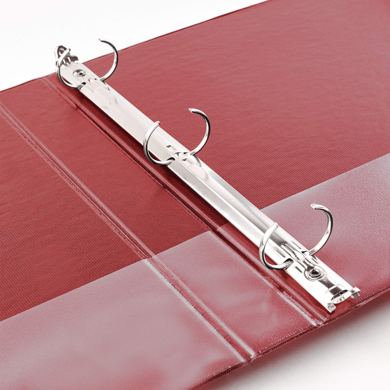 Avery Economy 3 Ring Binder, 1" Round Rings, 1 Red Binder (03310) 1 Pack
