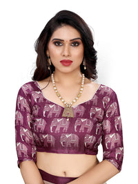 Pisara Women Khadi Silk Printed Saree