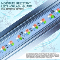 Finnex Planted+ 24/7 HLC Aquarium LED Light, Automated Full Spectrum Fish Tank Light, 20 Inch, Sleek Silver, (HLC-20)