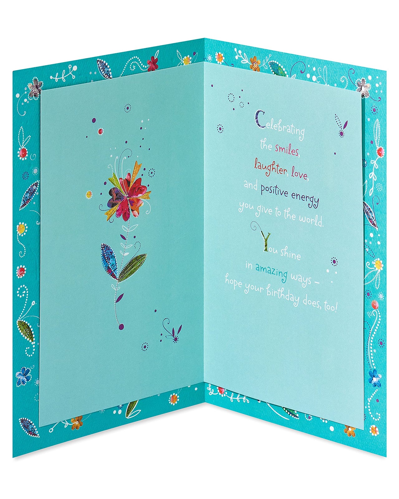 American Greetings Birthday Card for Her (Floral Happy Birthday) Floral Happy Birthday