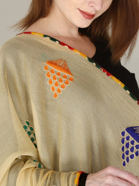 DIAMO Embroidered Chiffon Women's  Dupatta
