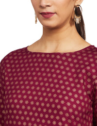 Amazon Brand - Tavasya Women Rayon Festive Kurti