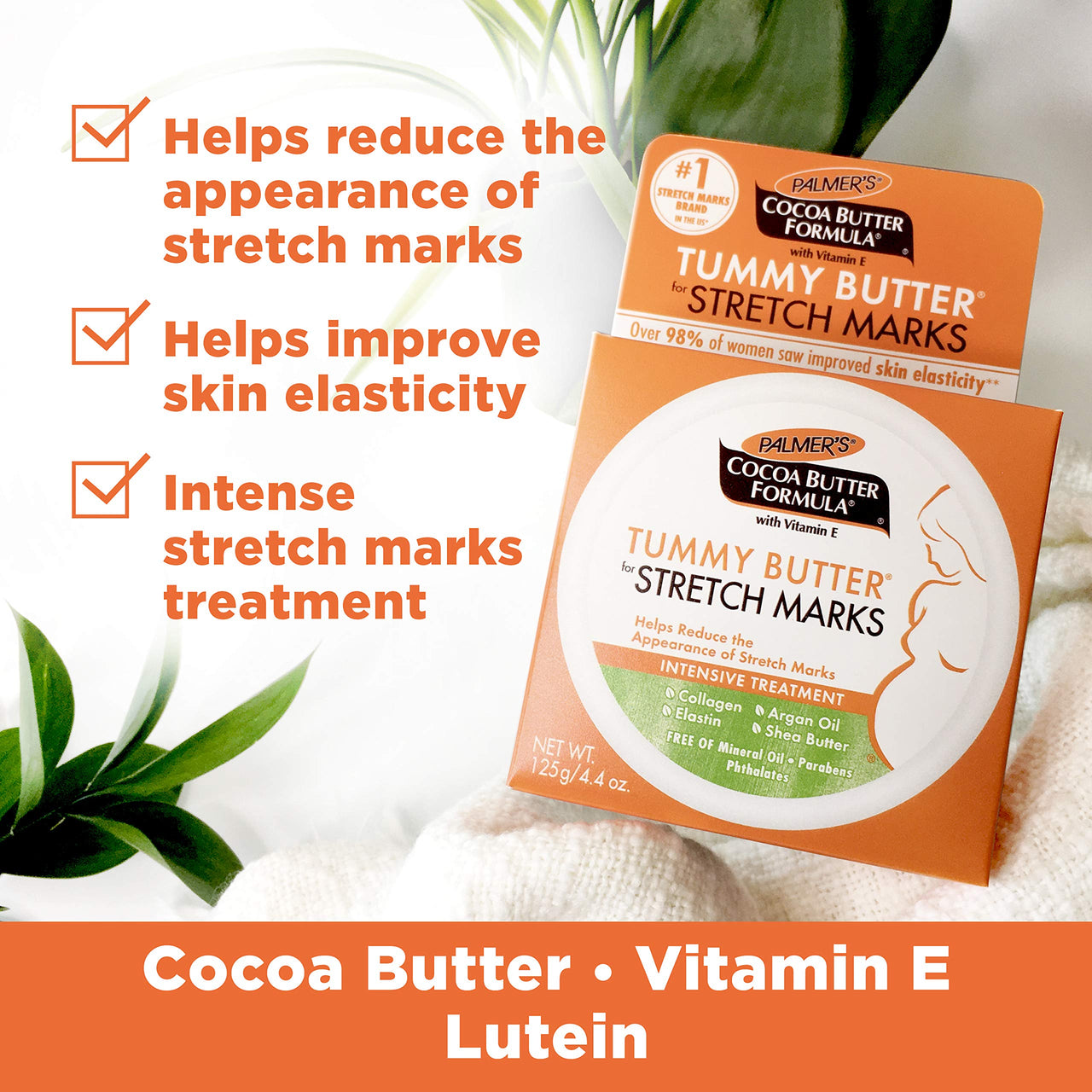 Palmer's Cocoa Butter Formula Tummy Butter for Stretch Marks, 125g