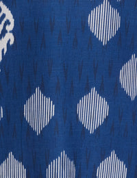 BIBA Printed Band Collar Straight Fit Womens Kurta