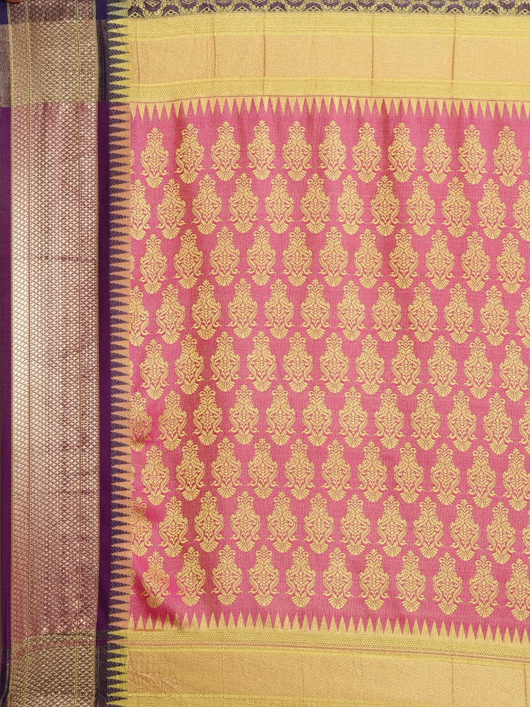 Pandadi Saree Women's  Cotton Silk Saree With Blouse Piece