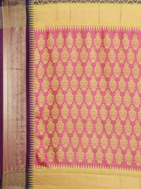 Pandadi Saree Women's  Cotton Silk Saree With Blouse Piece