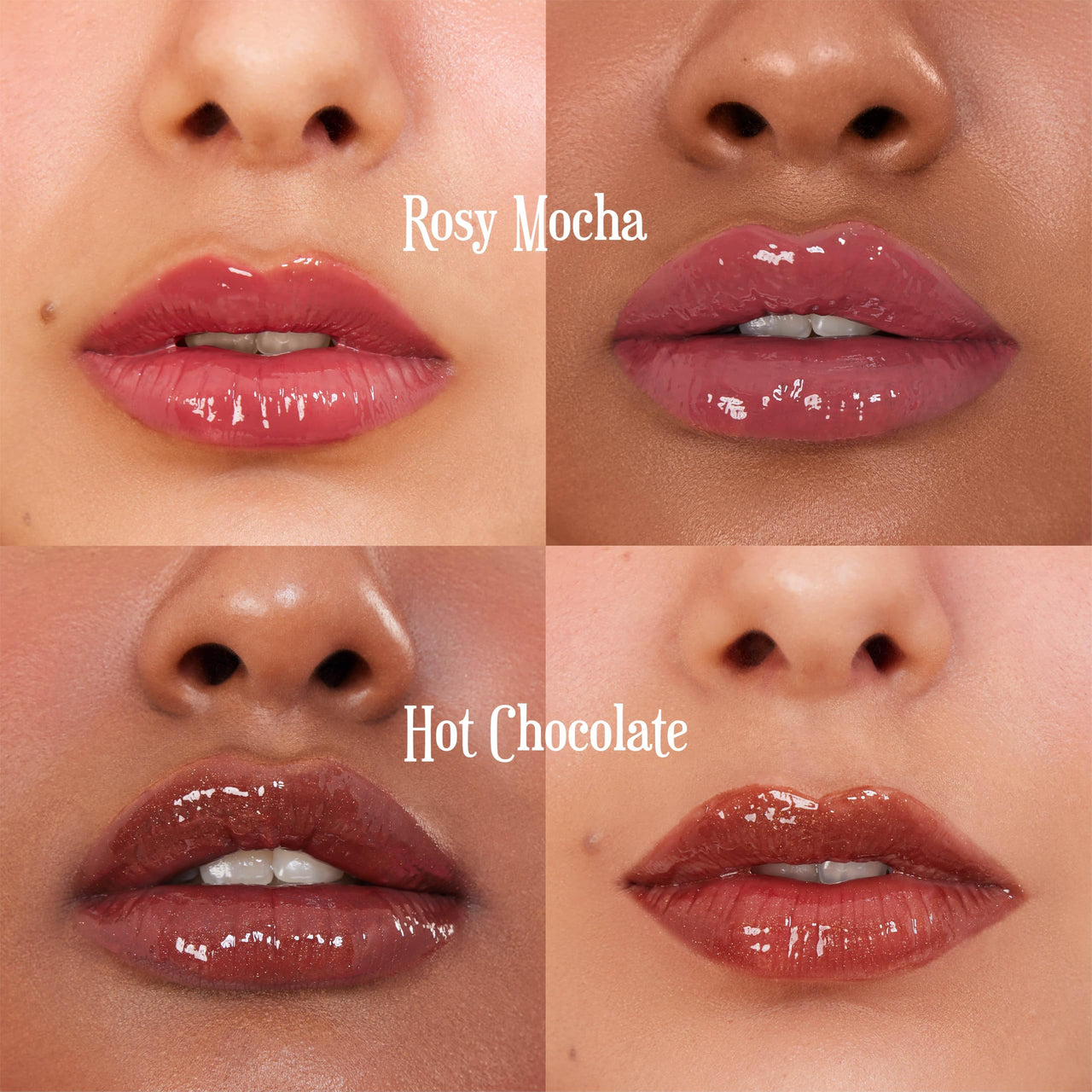 Tint Cosmetics Emily in Paris Hydrating Lip Gloss. Ultra-hydrating, Non-sticky Formula for a High-shine Finish. Lightweight & Long-lasting infused with Grapeseed & Vitamin E Oil. Hot Chocolate (Brown Shade) 5ml