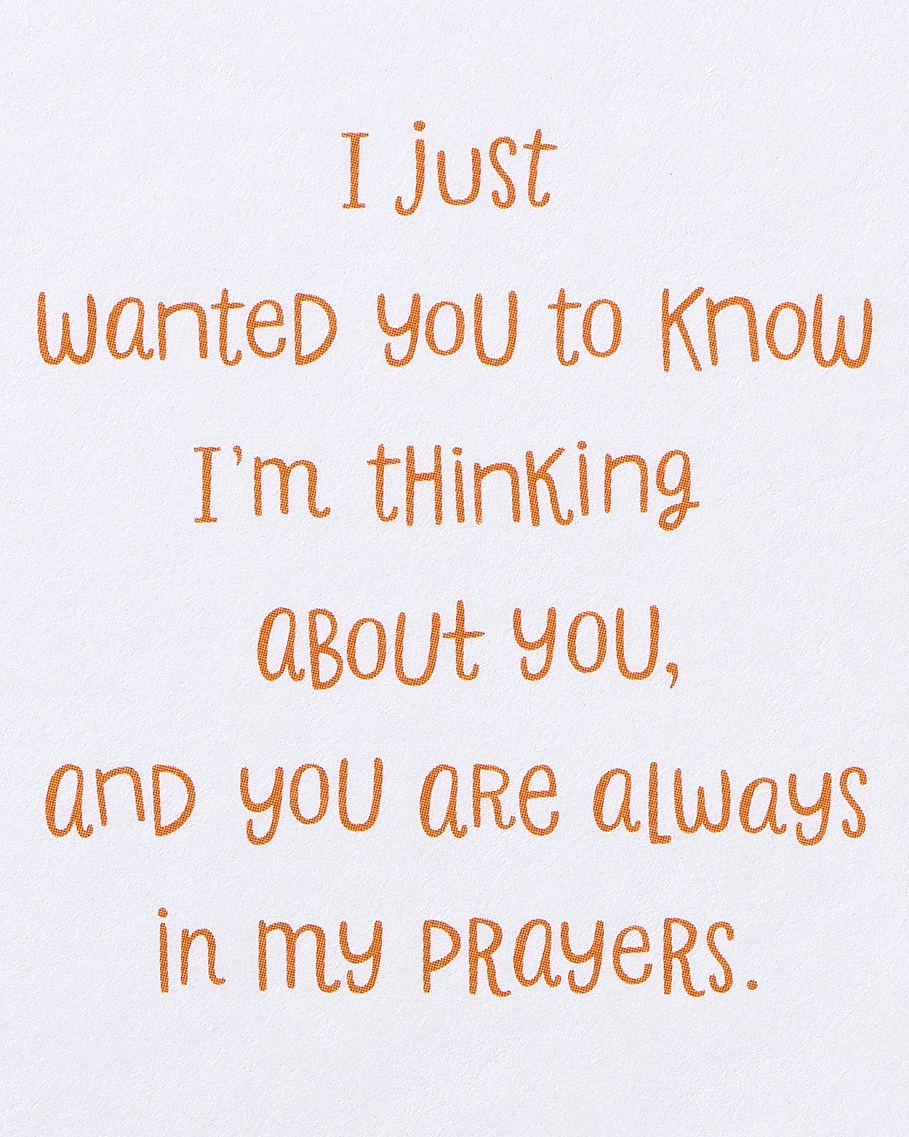 American Greetings Religious Support Card (In My Prayers) In My Prayers