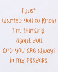 American Greetings Religious Support Card (In My Prayers) In My Prayers