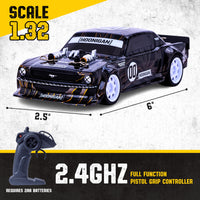 Flybar Hoonigan, Mustang Remote Control Car for Kids – RC Car, RC Cars, Race Car, 3.7V, 2.4 GHz, Detailed Replica Design, USB Rechargeable Battery Included, 1:32 Scale, 100 ft Range, 4 Mph