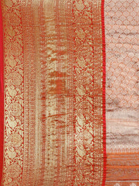 Pandadi Saree Women's  Arasi Soft Tissue Banarasi Silk Dharmavaram Pattu Saree With Unstiched Blouse Piece