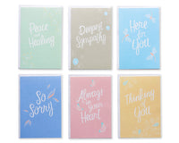 American Greetings Sympathy Cards Assortment, Hand-Lettered (48-Count)