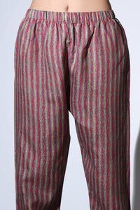 GRECIILOOKS Women's  Cotton Blend Printed Straight Kurta with Pant| A-line Kurta with Pant| Straight Printed Kurta with Pant