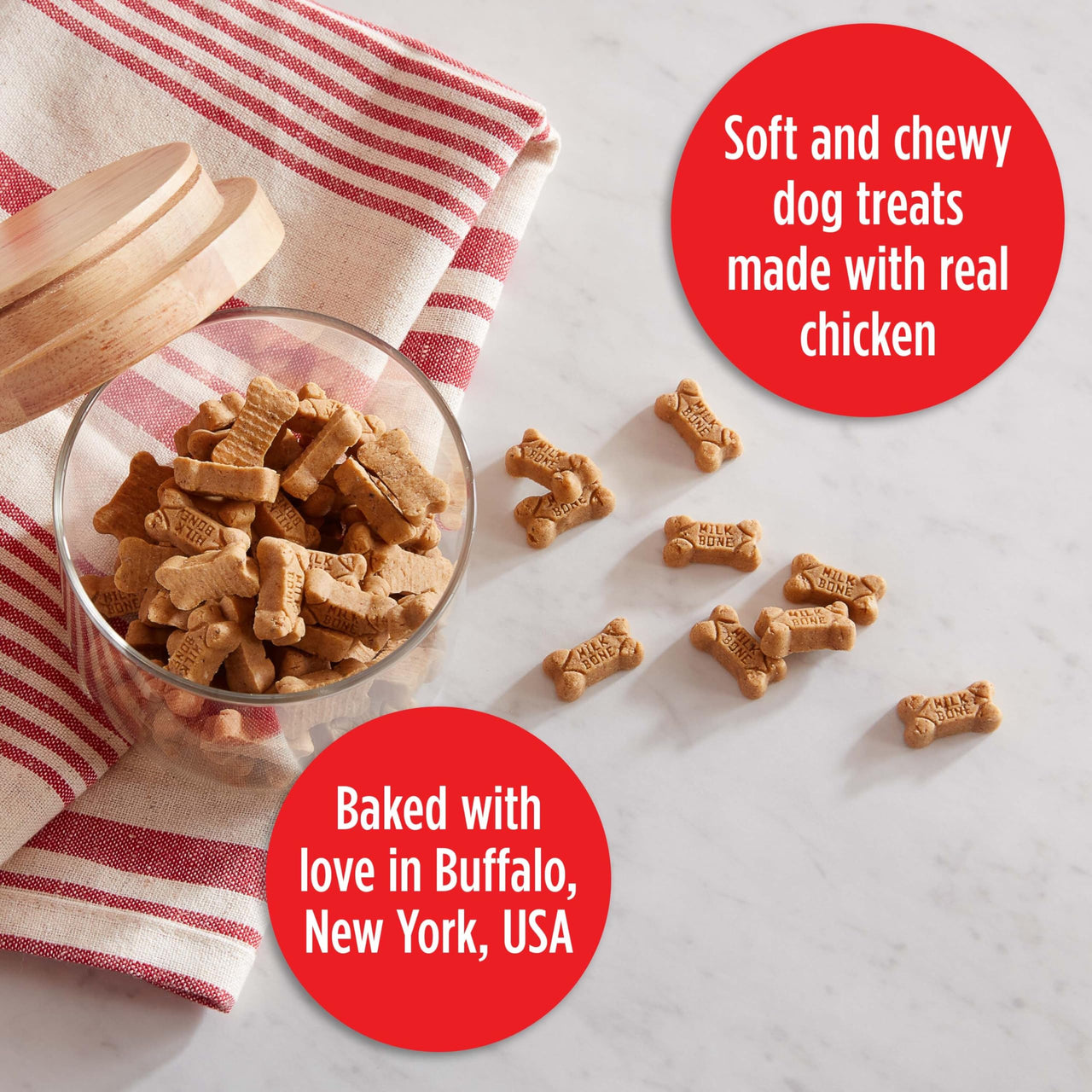 Milk-Bone Soft & Chewy Mini’s Dog Treats, Chicken, 18 Ounce Mini's : Chicken 18 Ounce (Pack of 1)