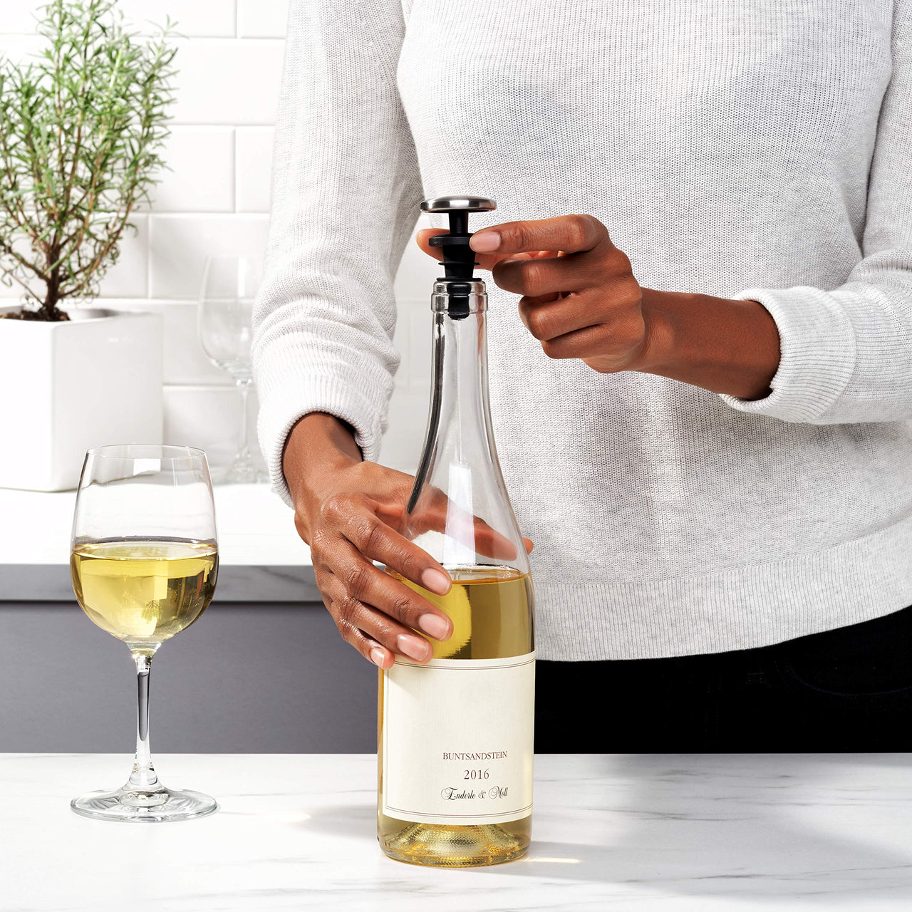 OXO SteeL Expanding Wine Stoppers, 2 Count