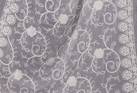 AKSHAR LLC Miss India Women's  Chiffon Dupatta With Karachi Embroidery Work