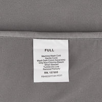 Elegant Comfort 1500 Premium Hotel Quality 1-Piece Fitted Sheet, Softest Quality Microfiber - Deep Pocket up to 16 inch, Wrinkle and Fade Resistant, Full, Gray