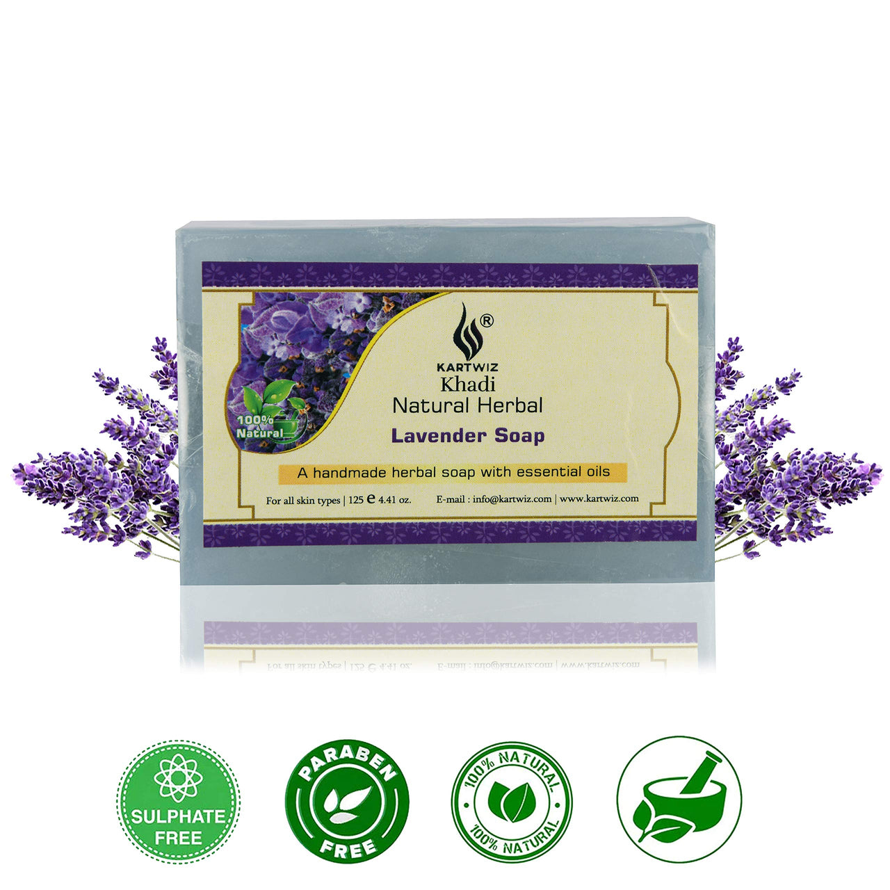 Khadi Natural Herbal Homemade Assorted Soap, Set Of 10