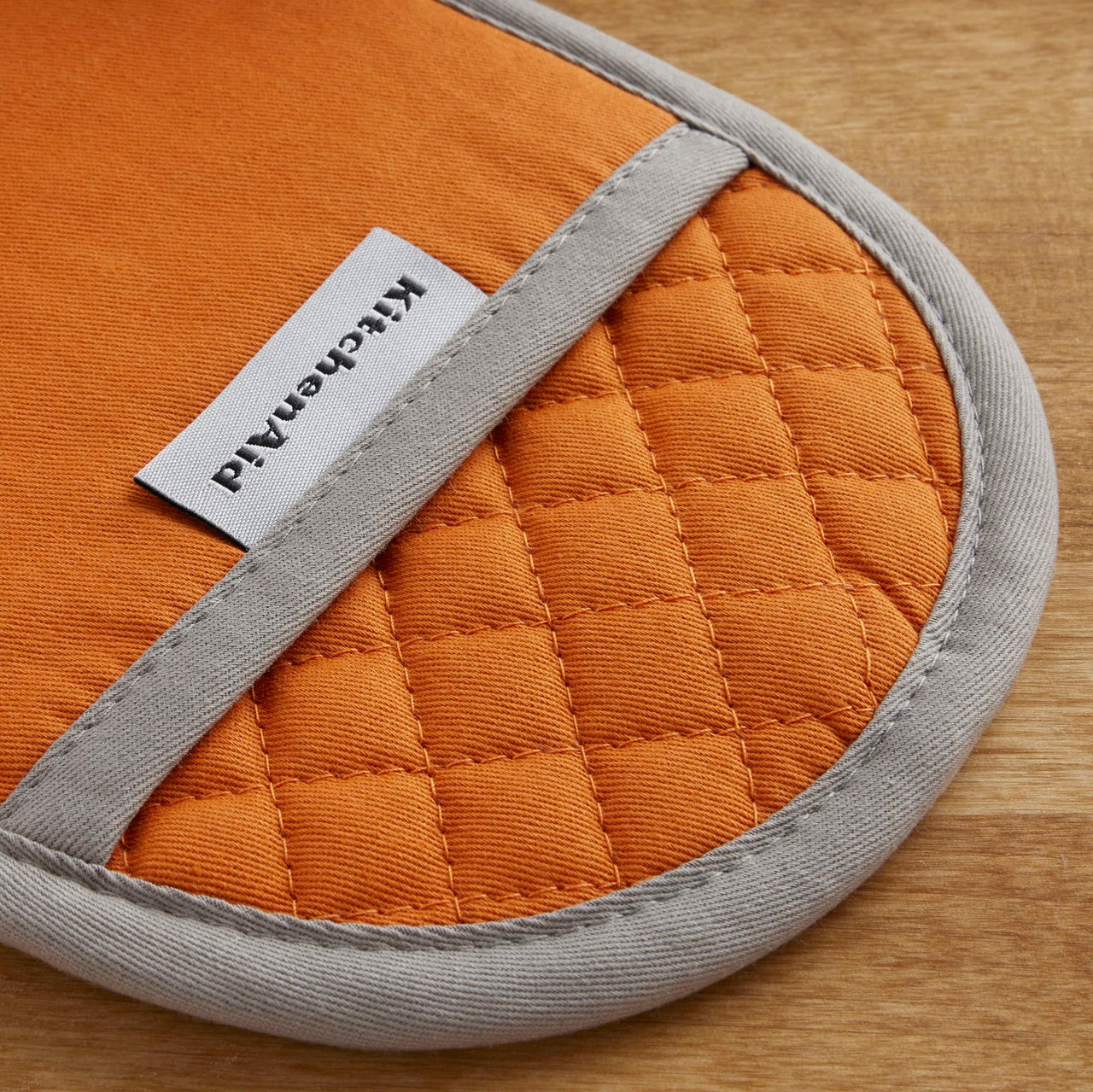 KitchenAid Asteroid Pot Holder 2-Pack Set, Honey Orange, 6.5"x10" 6.5"x10"