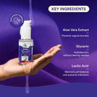 Bloom Water-Based Lubricant & Massage Gel | (50 ml) | For Long-lasting Painless Experiences | Non-Staining Lube for Dryness | Non-Sticky & pH Balanced Formula | Strawberry Flavour