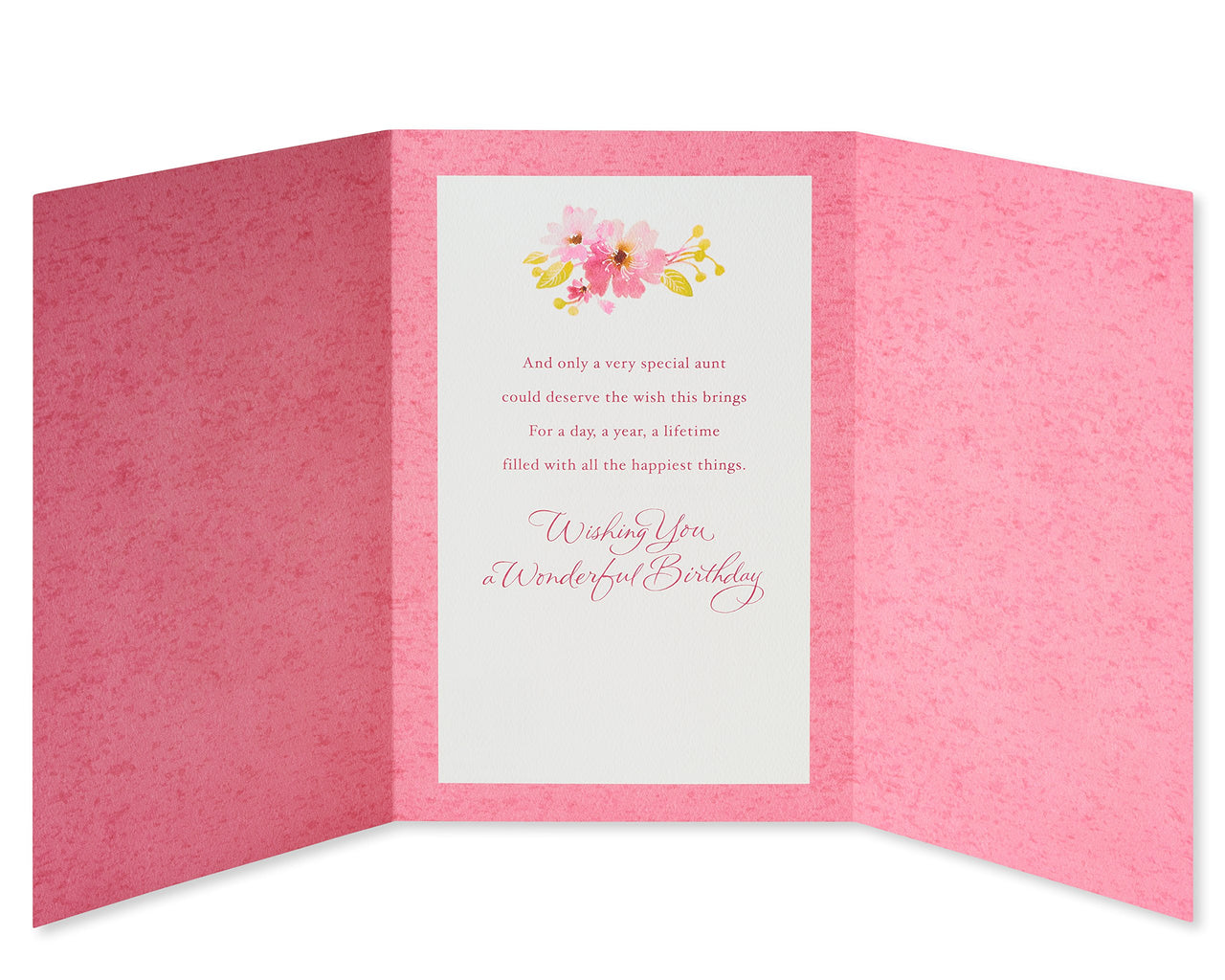 American Greetings Birthday Card for Aunt (Floral) Floral Birthday Card for Aunt