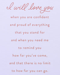 American Greetings Romantic Birthday Card (I Will Love You) I Will Love You